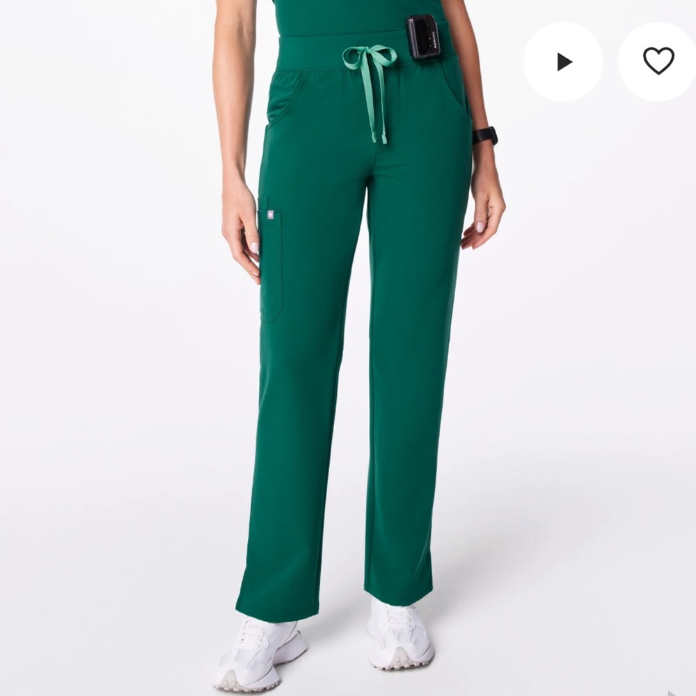 FIGS Technical Collection Kade Cargo Scrub PantsHunter Green, XL